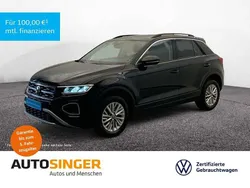 Deep black perleffekt Gebraucht 2024 VW T-Roc Life SUV | 25.620 € (Superpreis)