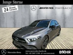 lack mountaingrau (metallic) Gebraucht 2021 Mercedes A180 AMG Limousine | 26.830 € (Fairer Preis)
