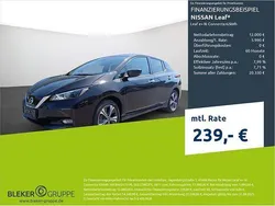 Schwarz Gebraucht 2022 Nissan Leaf N-Connecta Kleinwagen | 17.980 € (Guter Preis)