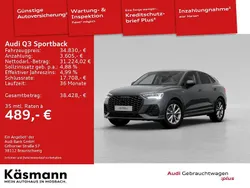 Grün Gebraucht 2022 Audi Q3 Sportback S-Line SUV | 34.830 € (Fairer Preis)