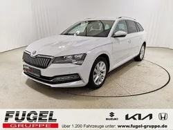 Moonweiss metallic Gebraucht 2021 Skoda Superb Ambition Kombi | 21.969 € (Guter Preis)