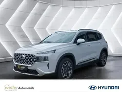 Weiss Gebraucht 2022 Hyundai Santa Fe Trend SUV | 37.830 € (Etwas zu teuer)
