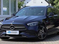 Blau Gebraucht 2022 Mercedes C220 AMG | 35.979 € (Guter Preis)