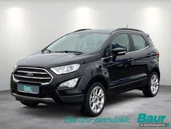 Obsidian schwarz met Gebraucht 2022 Ford Ecosport Titanium SUV | 17.940 € (Fairer Preis)