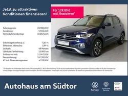Atlantik blue metallic/atlantik blue met (metallic) Gebraucht 2021 VW T-Cross United SUV | 20.980 € (Fairer Preis)