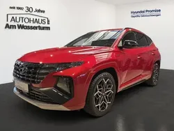 Sunset red / mic Gebraucht 2023 Hyundai Tucson N Line SUV | 31.499 € (Fairer Preis)