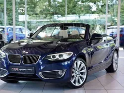 Blau Gebraucht 2015 BMW 228 Luxury Line Cabrio | 24.900 € (Teuer)