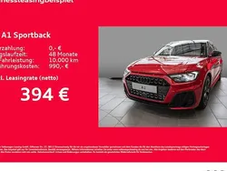 Rot Neu 2025 Audi A1 Sportback S-Line Kleinwagen | 37.682 € (Etwas zu teuer)