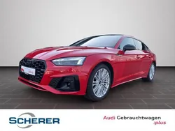 Progressivrot metallic Gebraucht 2024 Audi A5 Sportback Business Limousine | 50.880 € (Teuer)