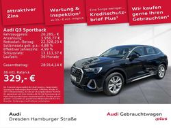 Mythosschwarz metallic Gebraucht 2021 Audi Q3 S-Line SUV | 26.285 € (Superpreis)