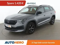 Grau Gebraucht 2022 Skoda Kodiaq SportLine SUV | 38.670 € (Etwas zu teuer)
