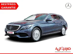 Tenoritgraumetallic (metallic) Gebraucht 2015 Mercedes C200 Exclusive Kombi | 20.990 € (Etwas zu teuer)