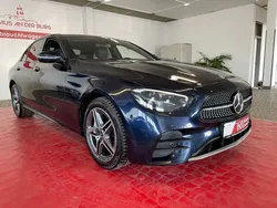 Blau Gebraucht 2022 Mercedes E300 AMG line Limousine | 38.900 € (Teuer)