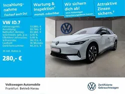 Gletscherweiß metallic/schwarz Gebraucht 2024 VW ID.7 GTX Limousine | 53.980 € (Etwas zu teuer)
