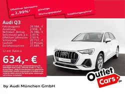 Gletscherweiß metallic Gebraucht 2021 Audi Q3 S-Line SUV | 29.575 € (Superpreis)