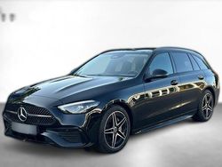 Schwarz metallic Gebraucht 2024 Mercedes C200 AMG line | 44.250 € (Teuer)