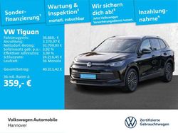 Grenadillschwarz metallic Gebraucht 2025 VW Tiguan Goal SUV | 36.880 €