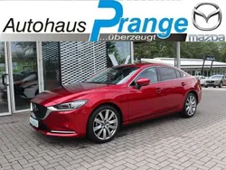 Soul red crystal Gebraucht 2024 Mazda 6 Exclusive-Line Limousine | 29.885 € (Fairer Preis)