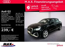 Schwarz Gebraucht 2024 Audi Q2 S-Line SUV | 28.379 € (Fairer Preis)