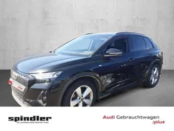 Mythosschwarz metallic Gebraucht 2024 Audi Q4 e-tron S-Line SUV | 47.981 € (Superpreis)