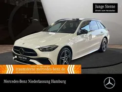 Manufaktur opalithweiß bright Gebraucht 2024 Mercedes C300e AMG Kombi | 47.890 € (Superpreis)