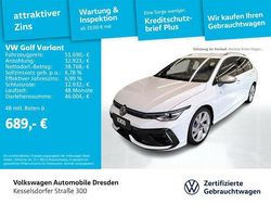 Pure white Gebraucht 2024 VW Golf VIII R Kombi | 51.690 € (Teuer)