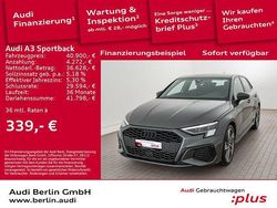 Grau Gebraucht 2024 Audi A3 S-Line Limousine | 38.500 € (Teuer)