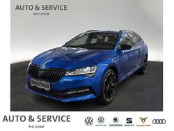 Raceblau metallic Gebraucht 2023 Skoda Superb SportLine Kombi | 39.990 € (Guter Preis)