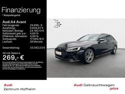 Mythosschwarz metallic Gebraucht 2022 Audi A4 S-Line Kombi | 29.999 € (Guter Preis)