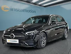 Schwarz Gebraucht 2024 Mercedes C220 Kombi | 39.299 € (Fairer Preis)