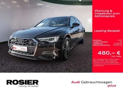 Schwarz / mythosschwarz Gebraucht 2024 Audi A6 Advanced Kombi | 49.990 €