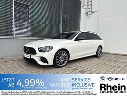 Diamond white metallic Gebraucht 2023 Mercedes E220 AMG line Kombi | 43.990 €