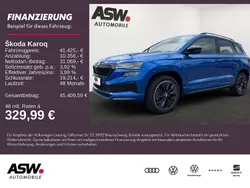 Blau Neu 2025 Skoda Karoq SportLine SUV | 41.425 € (Teuer)