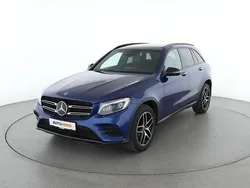 Blau Gebraucht 2017 Mercedes GLC300 AMG line SUV | 31.850 € (Etwas zu teuer)