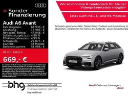 Silber Gebraucht 2024 Audi A6 S-Line Kombi | 63.930 €
