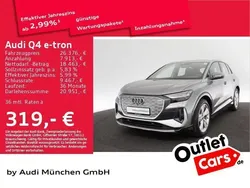 Taifungrau metallic Gebraucht 2021 Audi Q4 e-tron Ambiente SUV | 26.376 € (Fairer Preis)