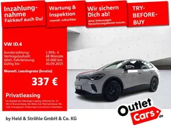 Blanco nevada/gletscherweiß me Gebraucht 2023 VW ID.4 Pro SUV | 31.560 € (Fairer Preis)