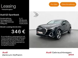 Schwarz Gebraucht 2024 Audi Q3 Sportback S-Line SUV | 45.890 € (Fairer Preis)