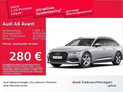 Florettsilber metallic Gebraucht 2024 Audi A6 Advanced Plus Kombi | 44.587 €