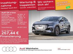 Taifungrau metallic Gebraucht 2022 Audi Q4 Sportback e-tron Edition .1 SUV | 40.992 € (Fairer Preis)