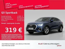 Navarrablau metallic Gebraucht 2024 Audi Q3 Sportback S-Line SUV | 36.888 € (Superpreis)
