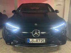 Schwarz Gebraucht 2022 Mercedes EQE350 AMG line Limousine | 49.999 € (Etwas zu teuer)