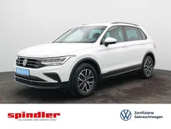 Pure white Gebraucht 2022 VW Tiguan Life SUV | 24.480 € (Fairer Preis)