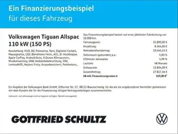 Schwarz Gebraucht 2022 VW Tiguan Allspace Life SUV | 31.890 € (Fairer Preis)