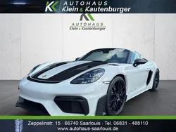 Weiß Neu 2024 Porsche 718 Spyder Cabrio | 199.999 €