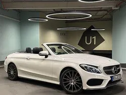 Weiß Gebraucht 2016 Mercedes C220 AMG line Cabrio | 24.900 € (Etwas zu teuer)