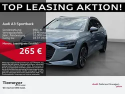 Grau Gebraucht 2024 Audi A3 Sportback Advanced Limousine | 36.970 € (Fairer Preis)