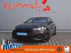 Schwarz Gebraucht 2023 Audi A3 Sportback S-Line Kleinwagen | 35.639 € (Teuer)