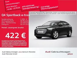 Schwarz Gebraucht 2024 Audi Q4 Sportback e-tron Comfort SUV | 42.451 €