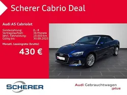 Navarrablau metallic verdeck schwarz (metallic) Gebraucht 2024 Audi A5 Ambiente Coupé | 43.390 € (Superpreis)